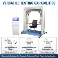 Machine d'essai de fatigue cyclique pour accoudoirs de chaise, solution de test d'ailabilité des meubles à commande informatique