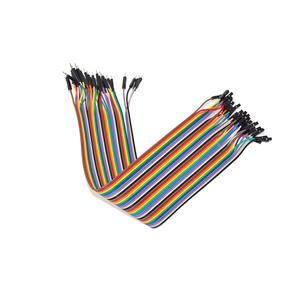 OKY0064 Câble de raccordement mâle-femelle 40 broches 30 cm pour platine d'expérimentation électronique DIY - Product Image 1