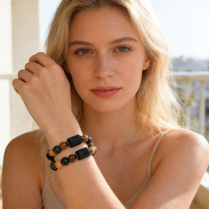 Pulseras de Piedras Naturales al por Mayor, Joyería de Cristal Energético, Pulsera de Cristal de los 12 Signos del Zodíaco con Tarjetas - Product Image 4