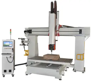 Erschwing liche multifunktion ale CNC Holzschnitz maschine 5 Achsen