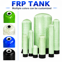 Réservoir FRP de purification d'eau en stock, enroulé par filament, durée de vie de 8 à 10 ans, multiples spécifications, filtration résistante à la pression