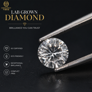 Fabricant de bijoux, diamants de laboratoire certifiés IGI, HPHT CVD VVS, diamants de laboratoire en vrac à bas prix pour la fabrication de bagues et de colliers - Product Image 3
