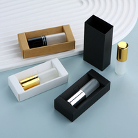 SUMEEAR Flacon pulvérisateur rond en verre givré de 5 ml, rechargeable, avec pompe, échantillon de parfum, logo personnalisé, impression sur écran, emballage en carton de sécurité