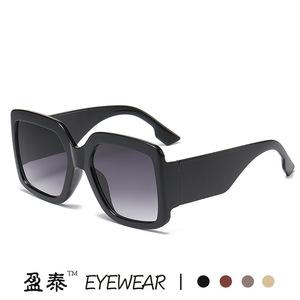 Yingtai Eyewear <b>Oversized</b> <b>Sunglasses</b> For Women UV400 PC Frame Fashion Driving Outdoor Use - Product Image 5