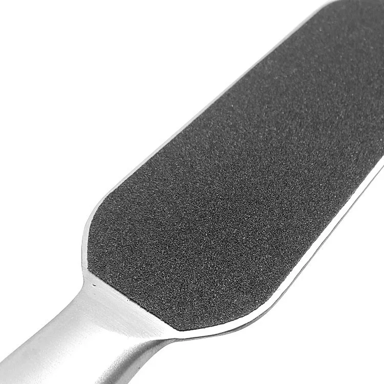 Professional Factory Price Callus Remover Foot File Rasp Stainless Steel Metal Handle Replaceable Sandpaper Pedicure Foot File