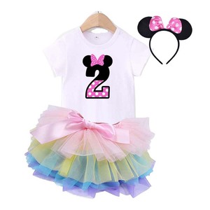 Kinderkleding Meisjes 2021 Schattige Baby Meisjes 1 2 3y Baby Outfit Met MBGO-006 - Product Image 4