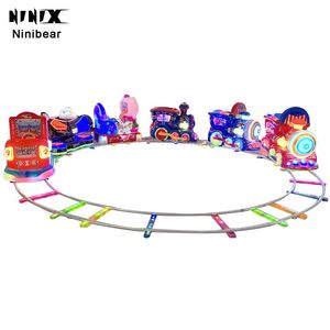 New square Track Small Train Kids Electric Toys Large <b>Amusement</b> Equipment joy Track Children's Small Train Game <b>Machine</b> - Product Image 6