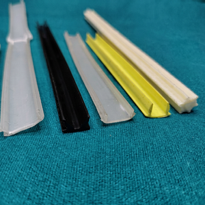 Custom Plastic Extrusion Profile Silicone <b>Door</b> <b>Seal</b> Strip Shutter Bottom Wrap-around Gasket for <b>Fridge</b> Freezer Trailer - Product Image 1