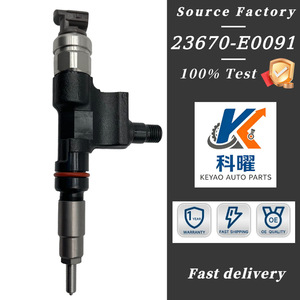 Injecteur diesel à commande électronique Kay 23670-E0091, ensemble rail commun pour véhicules diesel - Product Image 1