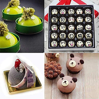 24 cavités demi-cercle silicone mini semi-sphère dôme moules pour fondant bonbons chocolat gâteau décor cuisson et pâtisserie outils