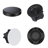 Altavoces Inalámbricos WiFi a Prueba de Agua para el Hogar, Amplificador de Audio, Woofer de 4 Pulgadas, Altavoz de Techo, Sistemas de Cine en Casa de Alta Fidelidad para Televisores Inteligentes