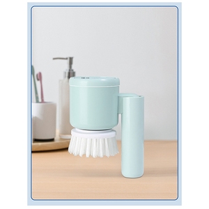 Multi-functional Cleaning <b>Brush</b> for Kitchen Bathroom Toilet Wireless Handheld <b>Power</b> Scrubber with Replaceable <b>Brushes</b> - Product Image 4