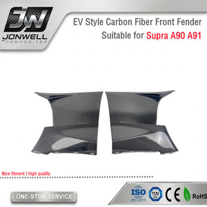 Aile avant en fibre de carbone de style EV pour Toyota Supra A90 A90 2019+ - Product Image 1