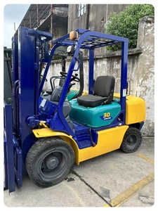 Montacargas Diésel Komatsu FD30 Usado Original Japonés de 3 Toneladas, Mástil de 4.5m, Buena Calidad con Motor Komatsu, Bajo Consumo de Combustible, en Oferta - Product Image 1