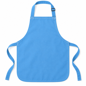 Delantal de Pintura Azul Cielo para Niños con Correa Ajustable para el Cuello y Bolsillos Delanteros para Arte y Manualidades Escolares - Product Image 3