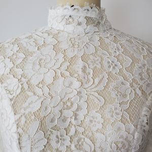 Bolero de malla suave para novia, cuello alto, accesorios de boda, talla personalizada, servicio OEM, modelo FSLJO6, China, venta al por mayor Feishiluo - Product Image 5