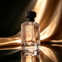 Flacons de parfum en verre à col serti de 15 mm au design unique, 50 ml et 100 ml, fabricant de flacons de parfum vides
