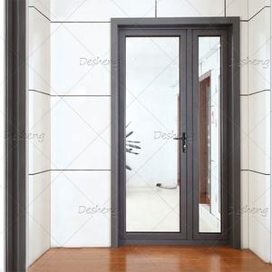 Porte française en aluminium et verre pour maison, porte extérieure en acier, porte française en arc - Product Image 4