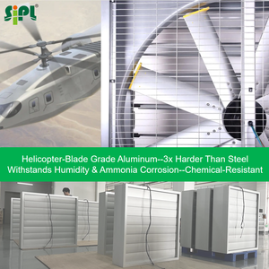 Năng lượng mặt trời Powered tự động thông gió DC động cơ công nghiệp Chăn nuôi nhà kính thương mại nhiệt quạt thông gió lớn Quạt hướng trục cho - Product Image 6