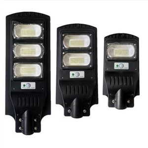 J. SFL17 — lampe solaire à haute sortie, éclairage de rue intelligent, étanche, avec télécommande, tout en un - Product Image 1