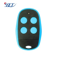Télécommande de porte de garage YET2114 433 MHz 4 touches, télécommande universelle, clonage de télécommande de portail électrique