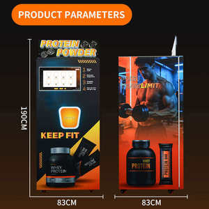 <b>Fully</b> <b>Automatic</b> <b>Coffee</b> Vending <b>Machine</b> Touchscreen Coin Payment Protein Powder Dispenser Hot Beverages SDK - Product Image 4