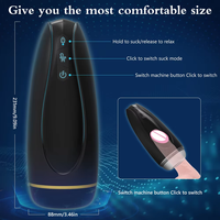 Masturbador Masculino Eléctrico Vibrador de Succión de 9 Frecuencias, Copa Automática, Juguetes Sexuales para Adultos, Recargable por USB, Venta al Por Mayor