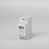 Interruptor de Tiempo Digital Programable para Riel DIN, 220V, Pantalla LCD, Temporizador Semanal, Relé de Encendido/Apagado Automático, Certificado CE