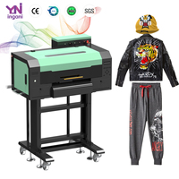 Ingani Imprimante numérique automatique 13 pouces A3 30cm I1600 DTF Machine d'impression par transfert de chaleur pour t-shirt pour les petites entreprises