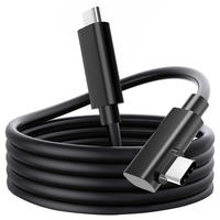 Câble de données Pico Type-C à connecteur coudé pour lunettes VR, charge rapide et streaming, 5m, gaine TPE, stock usine