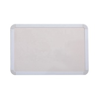 Tableau blanc magnétique A4 personnalisé en gros, cadre en plastique ABS portable, tableau en MDF pour enfants, taille personnalisée disponible
