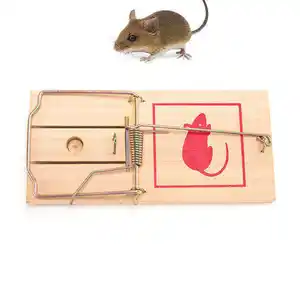 Classical House hold Man made Quickly Catch Wooden Mouse rat Spring Trap For rodent Pest Control