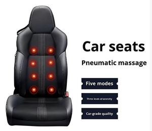 Autositz-Massagesystem mit 8-Punkt-Pneumatik-Massagegerät, Lendenwirbelstütze, TPU-Material, Schwarz, DIY-Installation, Universell für die Meisten Fahrzeuge - Product Image 6