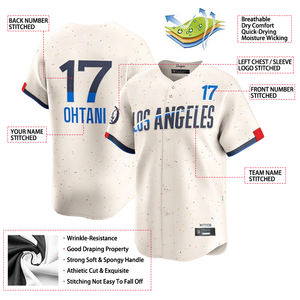 Özel Logo beyzbol forması Set işlemeli baskılı takım elbise artı boyutu seçenekleri ile nefes örgü dimi düğme gömlek - Product Image 6