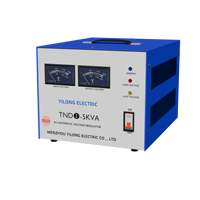 Stabilisateur de tension monophasé 5 kVA SVC AVR TND de type pointeur, personnalisable pour applications résidentielles et commerciales