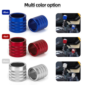 Aluminum Gear <b>Shift</b> <b>Knob</b> Red Blue Silver For Toyota Car Modification Accessory - Product Image 3
