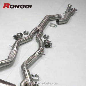 Échappement Catback en Acier Inoxydable à Soupapes pour BMW G80 M3/M4 G82 G8X Moteur S58 3,5 Pouces Tuyaux d'Échappement Simples avec Support - Product Image 2