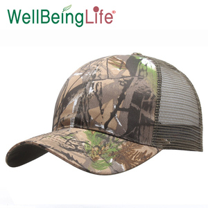 Summer Outdoor Sunscreen Quick drying net hat Jungle leaf pattern Outdoor Travel hommes et femmes camo baseball cap - Product Image 5