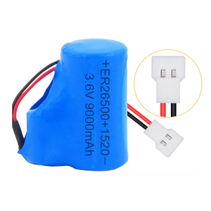 ER26500 + RHC1520 9Ah 3.6V 9000mAh ER26500H 26500 리튬 배터리 (전선 포함) 공급 - Product Image 3