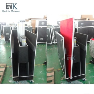 เวทีเคลื่อนที่แบบพื้นผิวปูพรมแดงพร้อมกล่องเก็บอุปกรณ์แบบเคลื่อนย้ายได้ ติดตั้งง่าย - Product Image 6