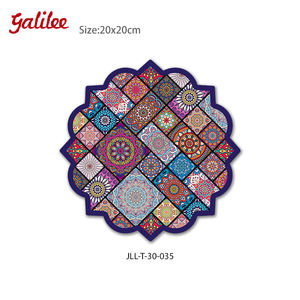 <span class=keywords><strong>Dessous</strong></span> <span class=keywords><strong>de</strong></span> verre en céramique <span class=keywords><strong>de</strong></span> forme irrégulière européenne et américaine créative 20x20cm 10mm - Product Image 2