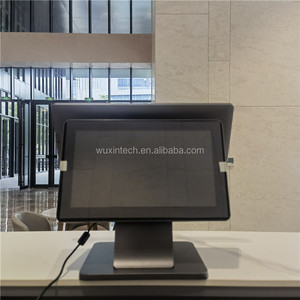 Caja Registradora Personalizada, Sistema <span class=keywords><strong>POS</strong></span> Táctil Ultrafino de Aleación de Aluminio, Máquina <span class=keywords><strong>POS</strong></span> Delgada con Base Metálica - Product Image 3