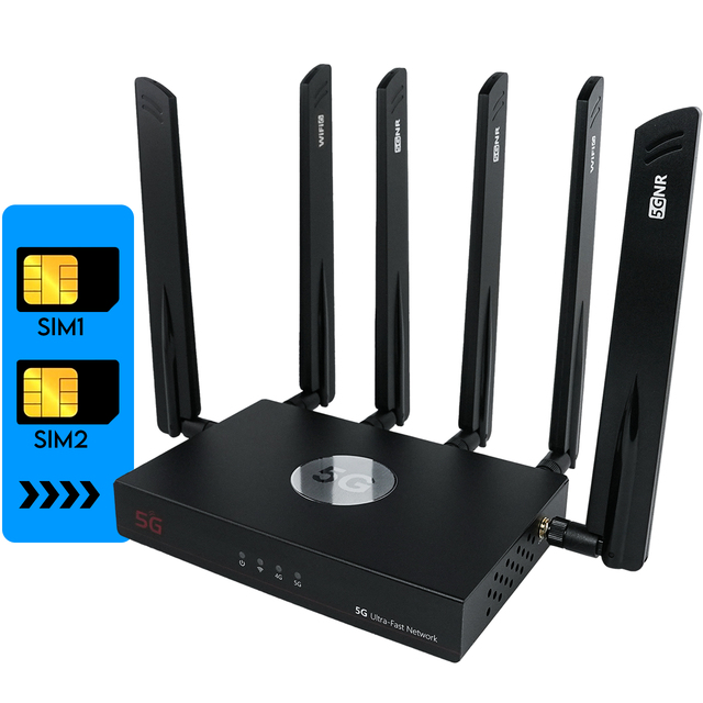 EDUP N9572 High Performance 5G AX3000 Wifi6 Mesh Router Dual Band Wifi 6 Smart Router CPE Wireless Data Terminal