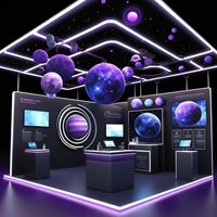 Boutique Conteneur Pop-up Spacieuse avec Porte Vitrée pour Marque de Cosmétiques – Stand d'Exposition Moderne et Irrégulier