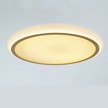 Living Room Circular Three Color Variable Creative Light Hotel Luxury Bedroom LED Ceiling Light with Acrylic Cover High CRI 90