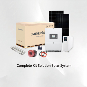 6KW 10KW 12KW Hybrid Solar System Monocrystalline Silicon MPPT Controller Lithium <b>Battery</b> Home off Grid Full Set - Product Image 1