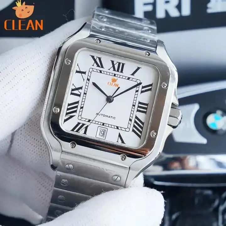 Jam tangan pria mewah kualitas terbaik jam tangan merek kaca cermin safir baja tahan karat 904L otomatis wanita