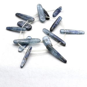 Top Forato Raw Natural Blue Kyanite Branelli Della Pietra Preziosa Point <span class=keywords><strong>Perline</strong></span> Bastone - Product Image 3