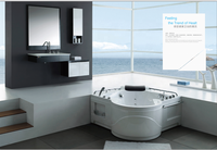 Salle de bain 4 Voies en laiton mélangeur robinets de bain Robinet de Douche Robinet