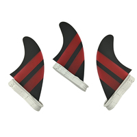 Ailerons de planche de surf en fibre de verre UPSURF FCS2 Fin G3/G5/G7, ensemble de trois ailerons Thruster, ailerons de surf personnalisés